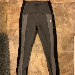 Gym shark color block leggings